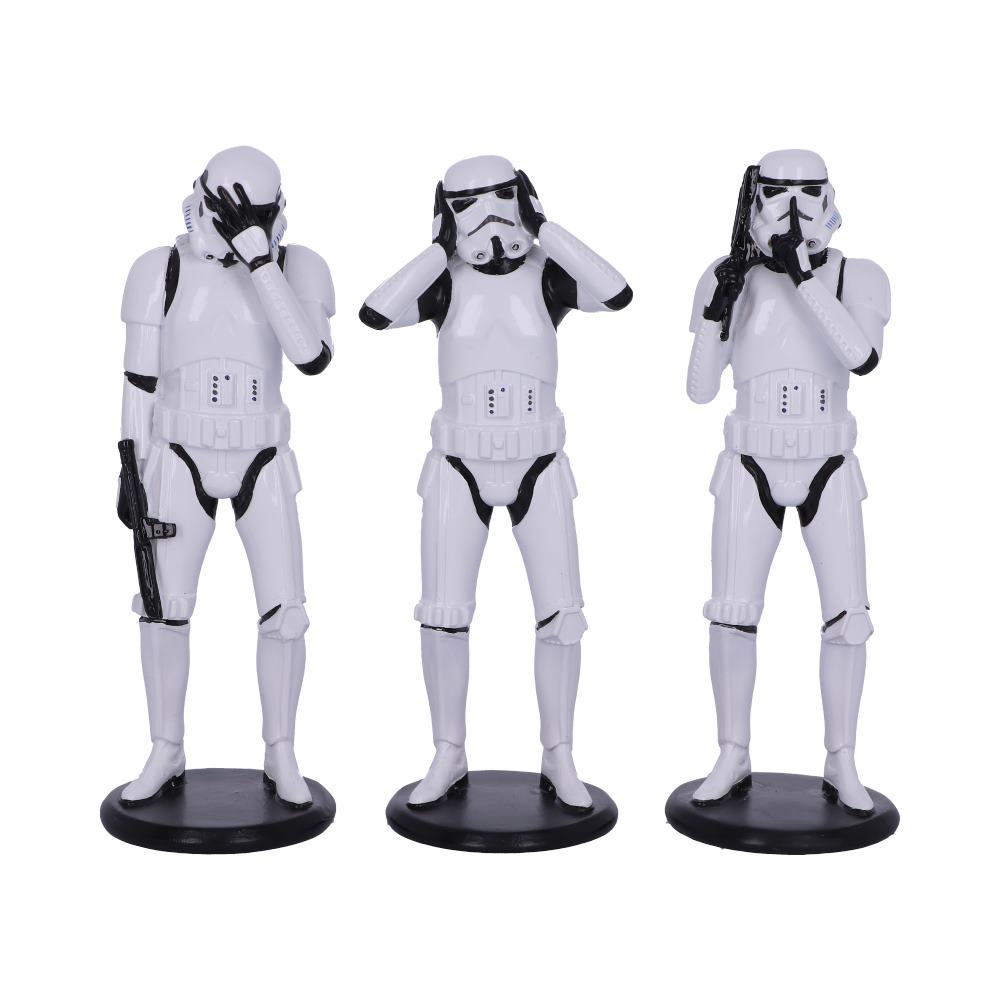 Nemesis Now - Stormtrooper - Adorno de 14cm - Three Wise Stormtrooper