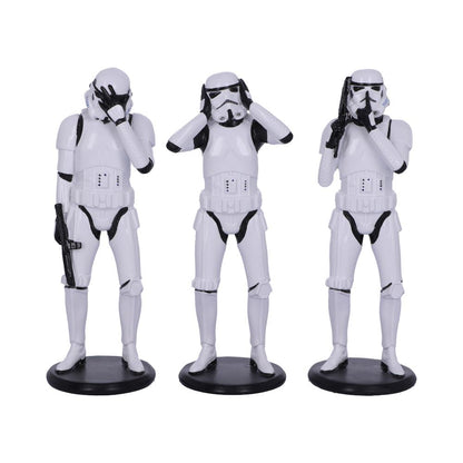 Nemesis Now - Stormtrooper - Adorno de 14cm - Three Wise Stormtrooper