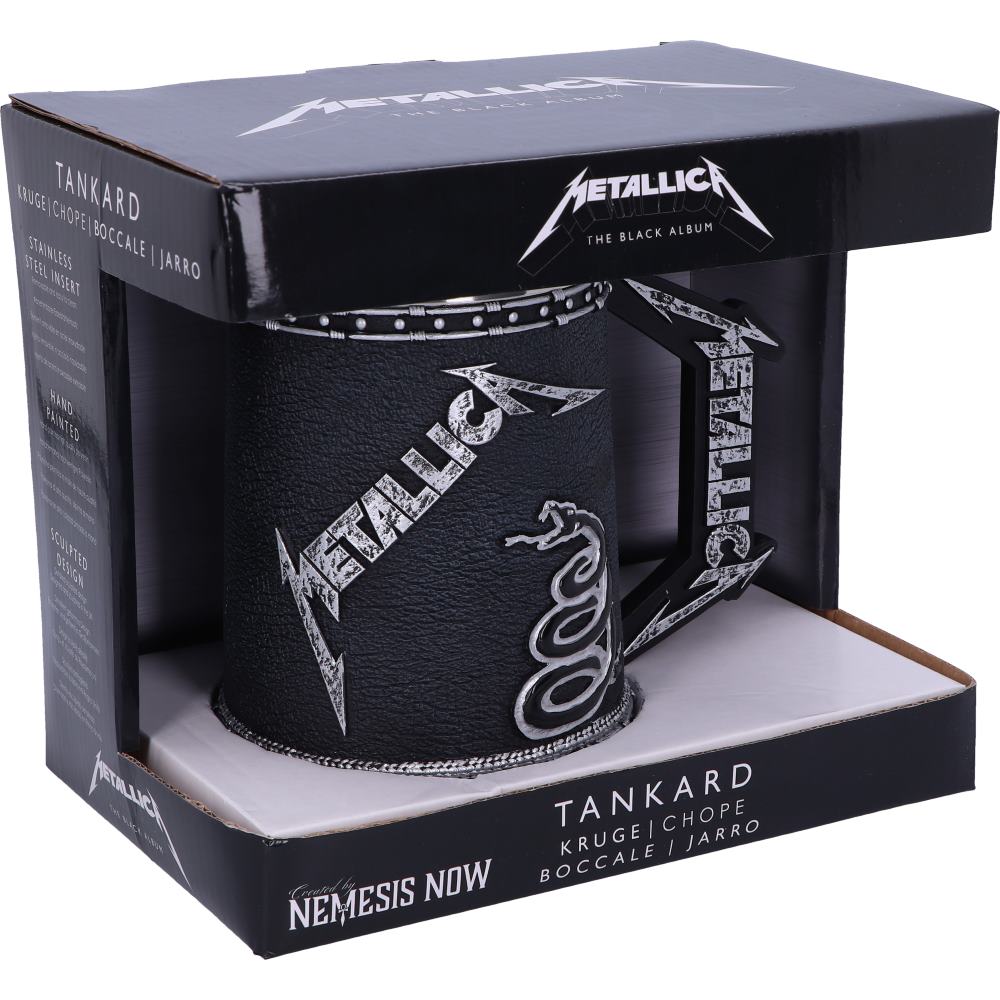 Nemesis Now - Metallica: The Black Album - Jarro de 600ml - The Black Album Tankard