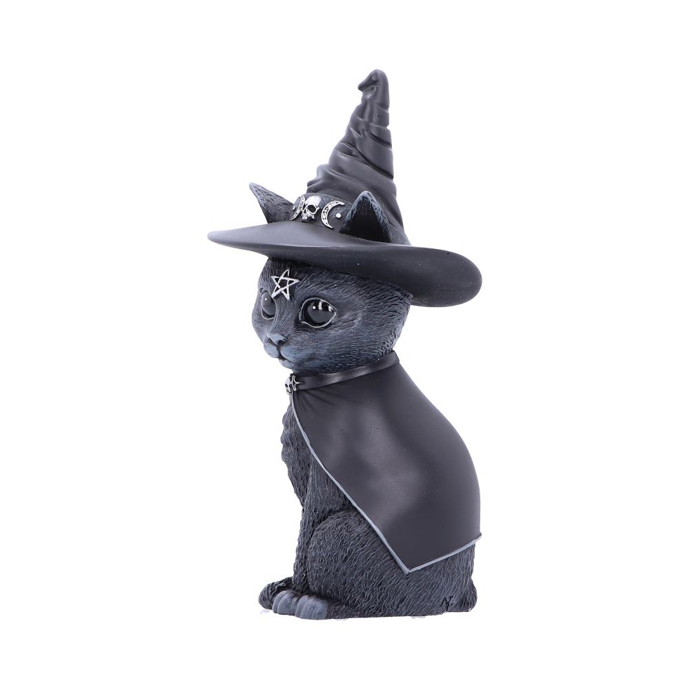 Nemesis Now - NN Core: Cult Cuties (gatos) - Adorno de 26.50cm (Large) - Pawzuph (gato con cuernos) Nemesis Now - NN Core: Cult Cuties (gatos) - Adorno 13.5cm - Purrah (gato brujo)