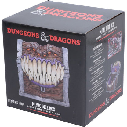 Nemesis Now - Dungeons and Dragons - Caja decorativa de 11.3cm - Mimic Dice Box