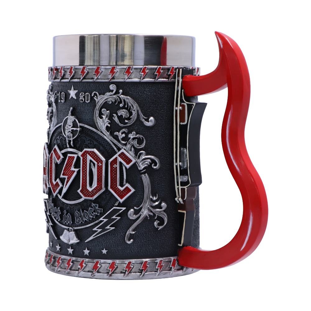 Nemesis Now - ACDC: Back in Black - Jarro 16cm x 600ml - Back in Black Tankard