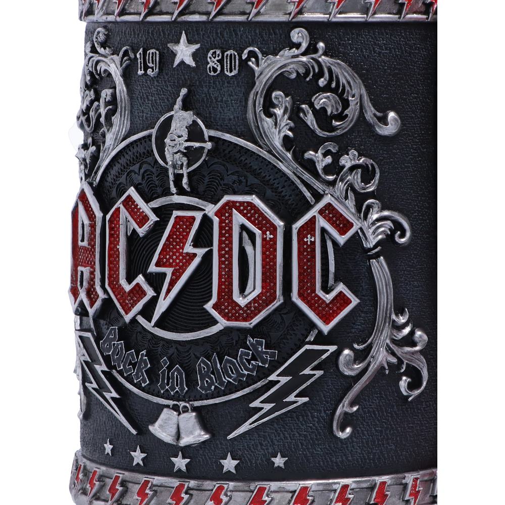 Nemesis Now - ACDC: Back in Black - Jarro 16cm x 600ml - Back in Black Tankard