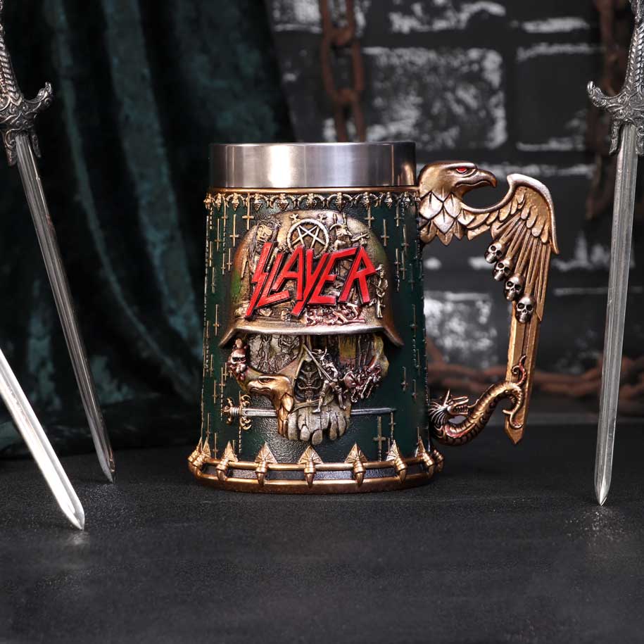 Nemesis Now - Slayer - Jarro de 16.5cm x 600ml - Skull Tankard