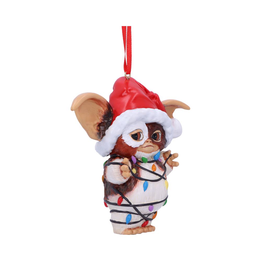 Nemesis Now - Gremlins - Ornamento colgante de 10cm - Gizmo in Fairy Lights