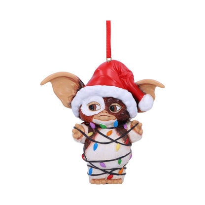 Nemesis Now - Gremlins - Ornamento colgante de 10cm - Gizmo in Fairy Lights
