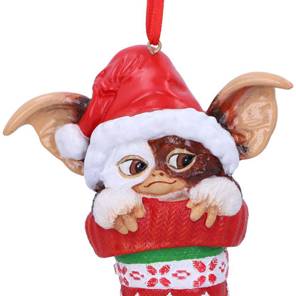 Nemesis Now - Gremlins - Ornamento colgante de 12cm - Gizmo in Stocking