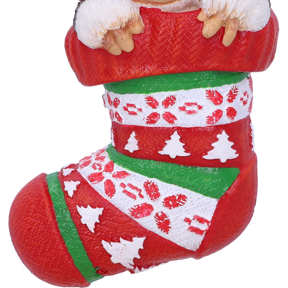 Nemesis Now - Gremlins - Ornamento colgante de 12cm - Gizmo in Stocking
