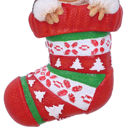 Nemesis Now - Gremlins - Ornamento colgante de 12cm - Gizmo in Stocking
