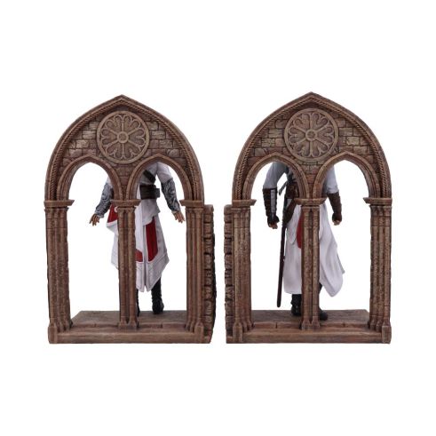 NEMESIS NOW - Assassin's Creed Altaïr and Ezio Bookends (Sujeta Libros de 24cm)