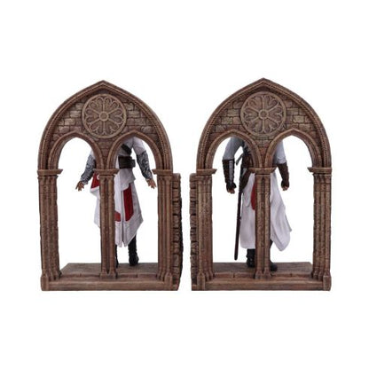 NEMESIS NOW - Assassin's Creed Altaïr and Ezio Bookends (Sujeta Libros de 24cm)