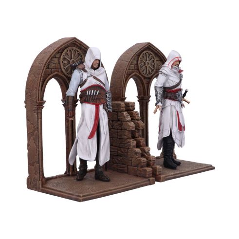 NEMESIS NOW - Assassin's Creed Altaïr and Ezio Bookends (Sujeta Libros de 24cm)