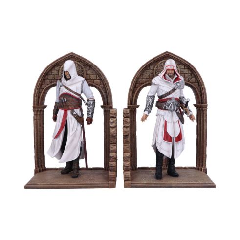 NEMESIS NOW - Assassin's Creed Altaïr and Ezio Bookends (Sujeta Libros de 24cm)