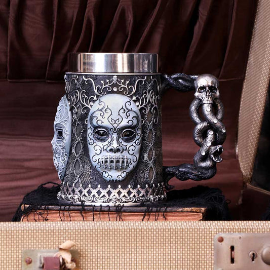 Nemesis Now - Harry Potter - Jarro de 17.5cm x 600ml - Death Eater Collectible Tankard