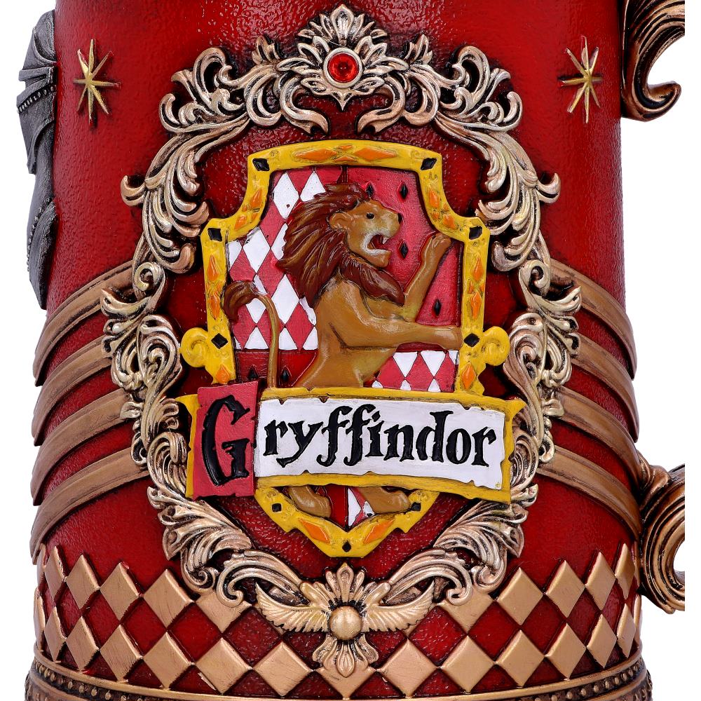 Nemesis Now - Harry Potter - Jarro de 15.5cm x 600ml - Gryffindor Collectible Tankard