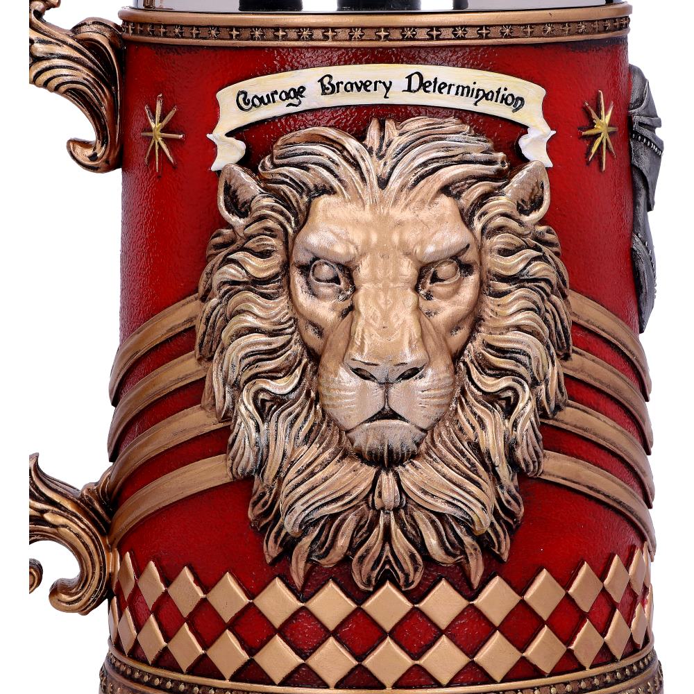 Nemesis Now - Harry Potter - Jarro de 15.5cm x 600ml - Gryffindor Collectible Tankard