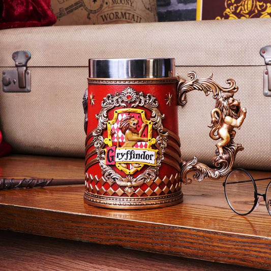 Nemesis Now - Harry Potter - Jarro de 15.5cm x 600ml - Gryffindor Collectible Tankard