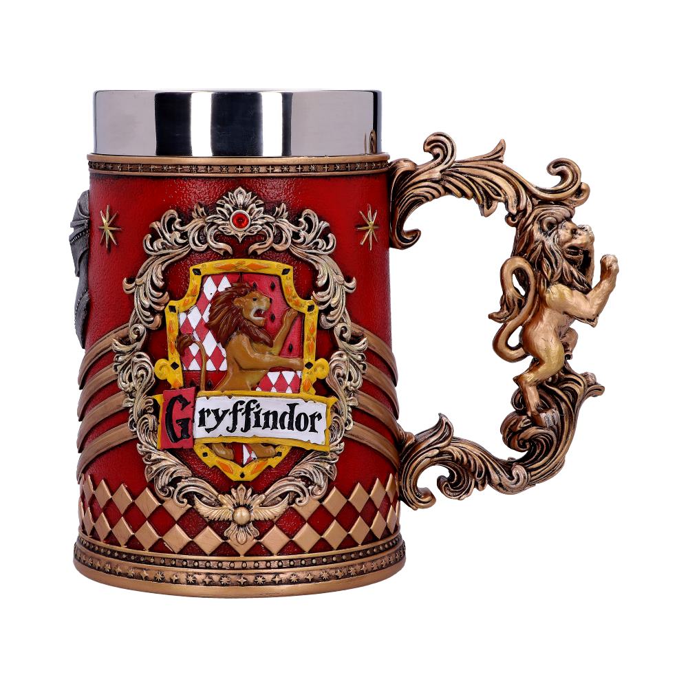 Nemesis Now - Harry Potter - Jarro de 15.5cm x 600ml - Gryffindor Collectible Tankard
