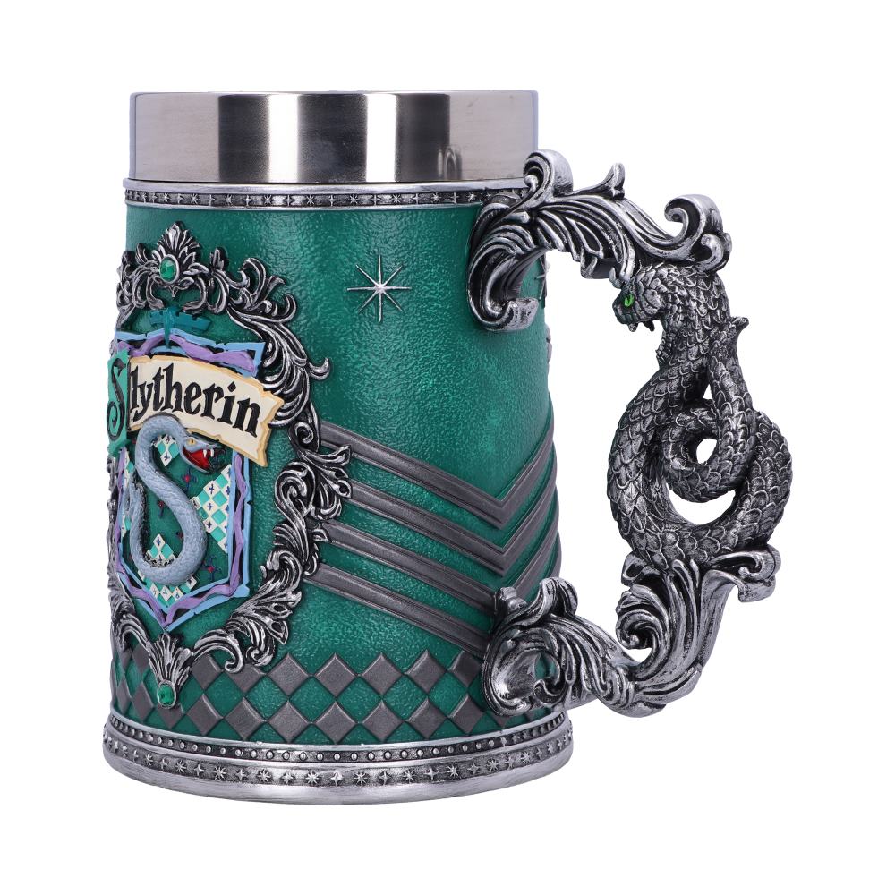 Nemesis Now - Harry Potter - Jarro de 15.5cm x 600ml - Slytherin Collectible Tankard
