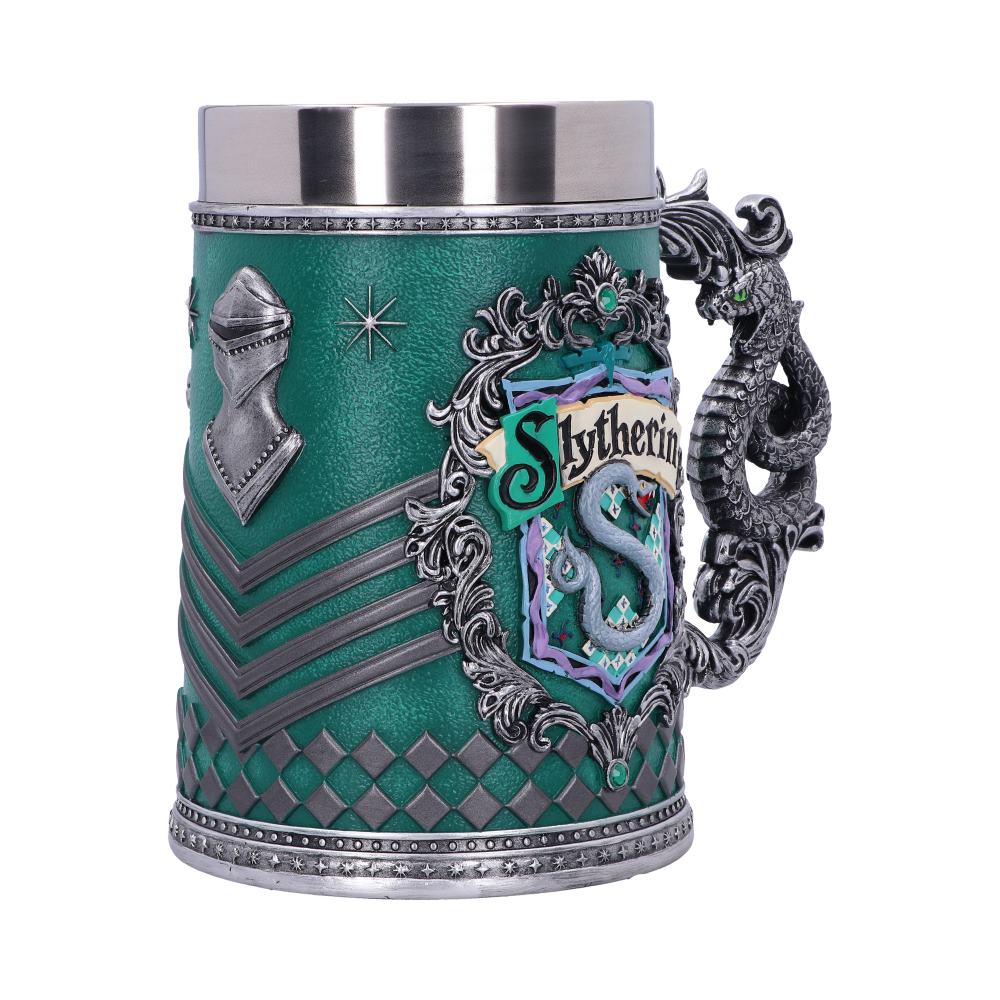 Nemesis Now - Harry Potter - Jarro de 15.5cm x 600ml - Slytherin Collectible Tankard