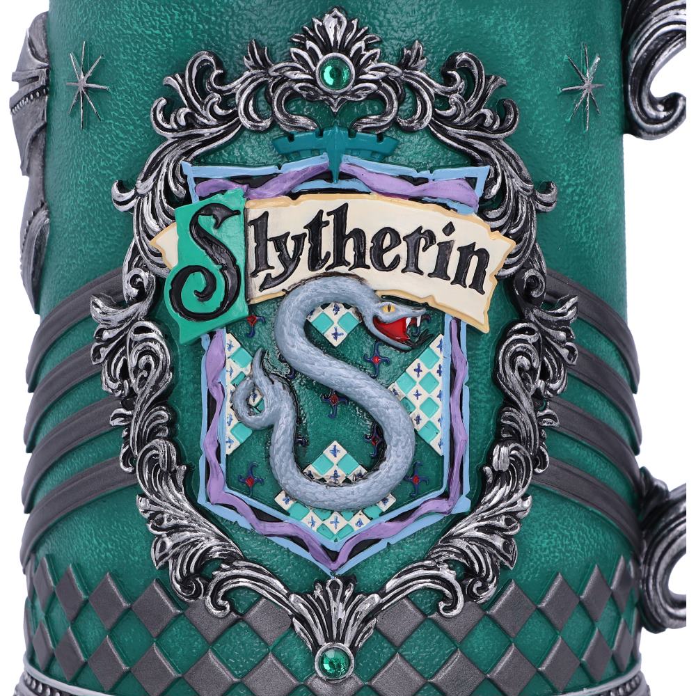 Nemesis Now - Harry Potter - Jarro de 15.5cm x 600ml - Slytherin Collectible Tankard
