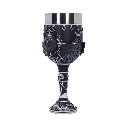 Nemesis Now - NN Core: Cult Cuties (gatos) - Goblet de 19.5cm - Malpuss (gato murcielago)