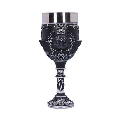 Nemesis Now - NN Core: Cult Cuties (gatos) - Goblet de 19.5cm - Malpuss (gato murcielago)