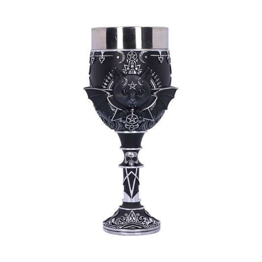 Nemesis Now - NN Core: Cult Cuties (gatos) - Goblet de 19.5cm - Malpuss (gato murcielago)