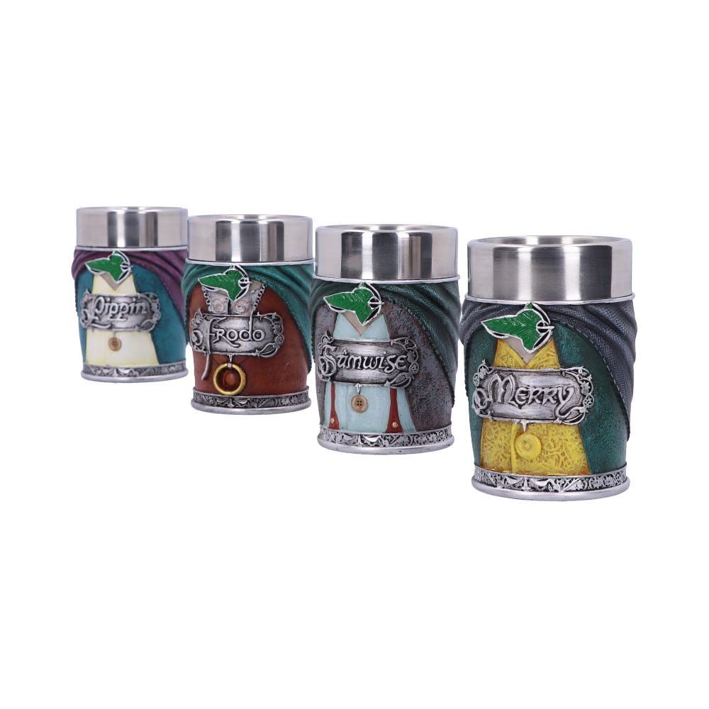Nemesis Now - Lord of the Rings - Hobbit Shot Glass Set de 4