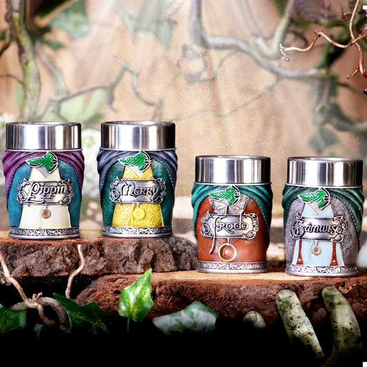 Nemesis Now - Lord of the Rings - Hobbit Shot Glass Set de 4