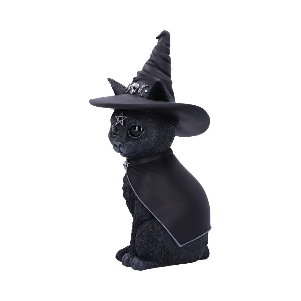 Nemesis Now - NN Core: Cult Cuties (gatos) - Adorno 30cm (large) - Purrah (gato brujo)