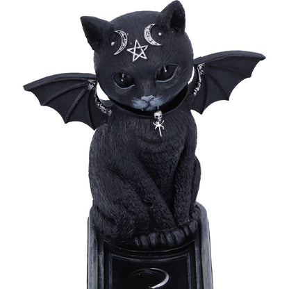 Nemesis Now - NN Core: Cult Cuties (gatos) - Quemador de incienso de 24cm - Malpuss incense holder (gato murcielago)