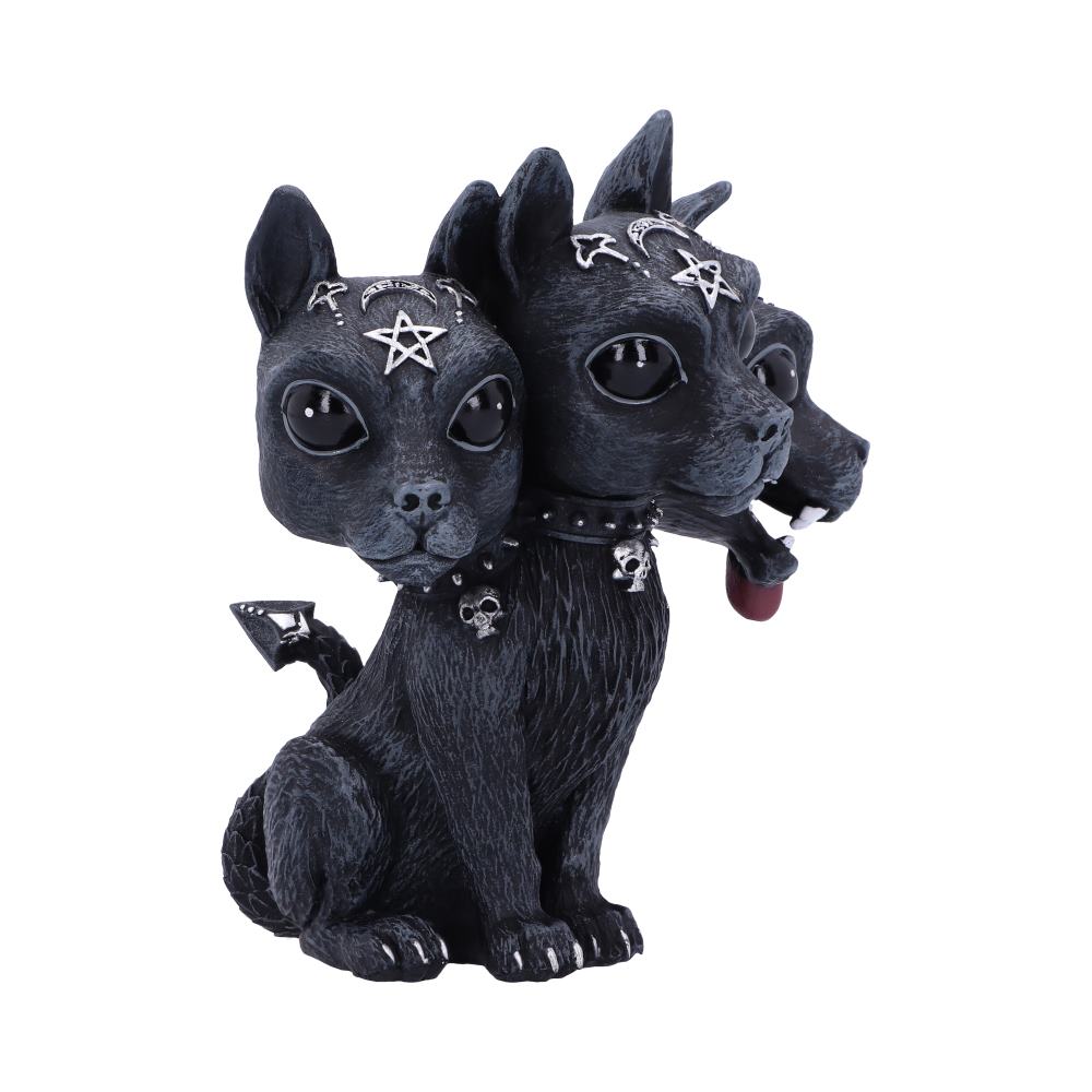 Nemesis Now - NN Core: Cult Cuties - Adorno 10.5cm - Diabarkus (perro de 3 cabezas)