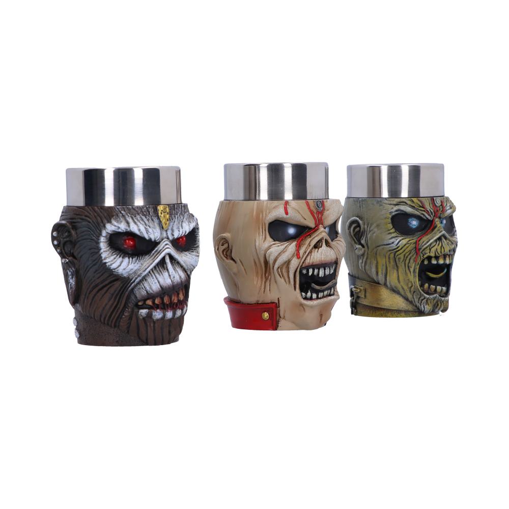 Nemesis Now - Iron Maiden - Vaso de shot de 9cm 3 pack - Eddie Shot Glass Set