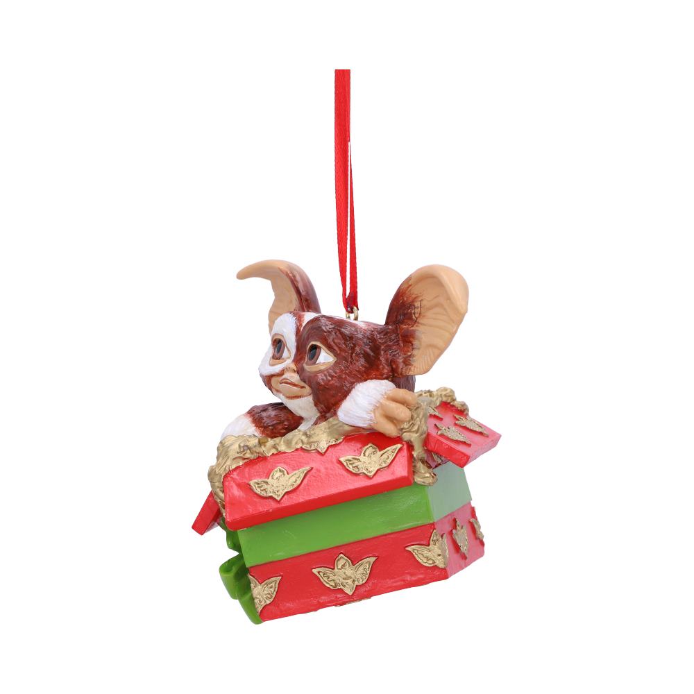 Nemesis Now - Gremlins - Ornamento colgante de 10cm - Gizmo Gift Wreath Hanging Ornament