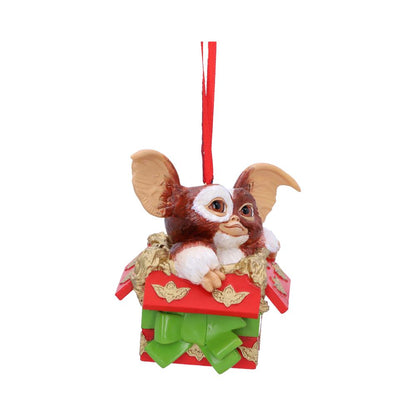 Nemesis Now - Gremlins - Ornamento colgante de 10cm - Gizmo Gift Wreath Hanging Ornament