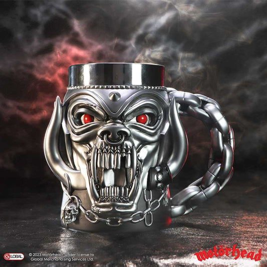 Nemesis Now - Motorhead - Jarro de 15.5cm x 600ml - Warpig Tankard