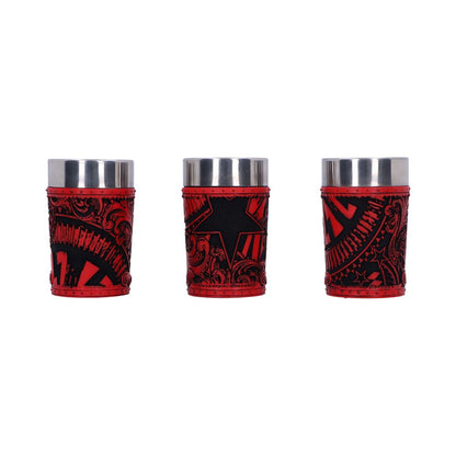 Nemesis Now - ACDC - Shot glass de 8.7cm (set de 3) - ACDC shot glass set