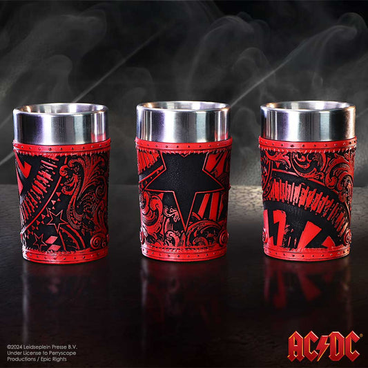 Nemesis Now - ACDC - Shot glass de 8.7cm (set de 3) - ACDC shot glass set