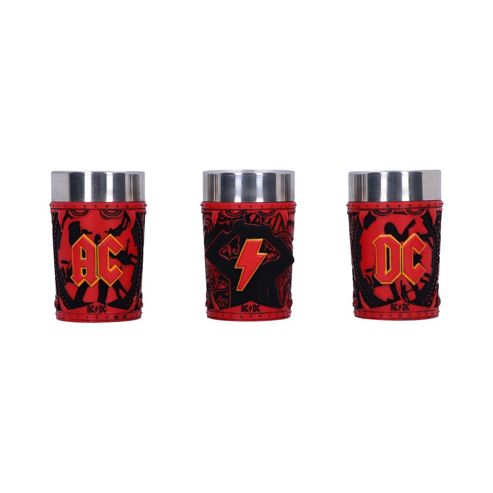 Nemesis Now - ACDC - Shot glass de 8.7cm (set de 3) - ACDC shot glass set