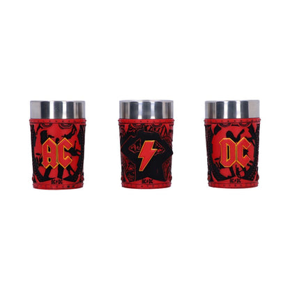 Nemesis Now - ACDC - Shot glass de 8.7cm (set de 3) - ACDC shot glass set