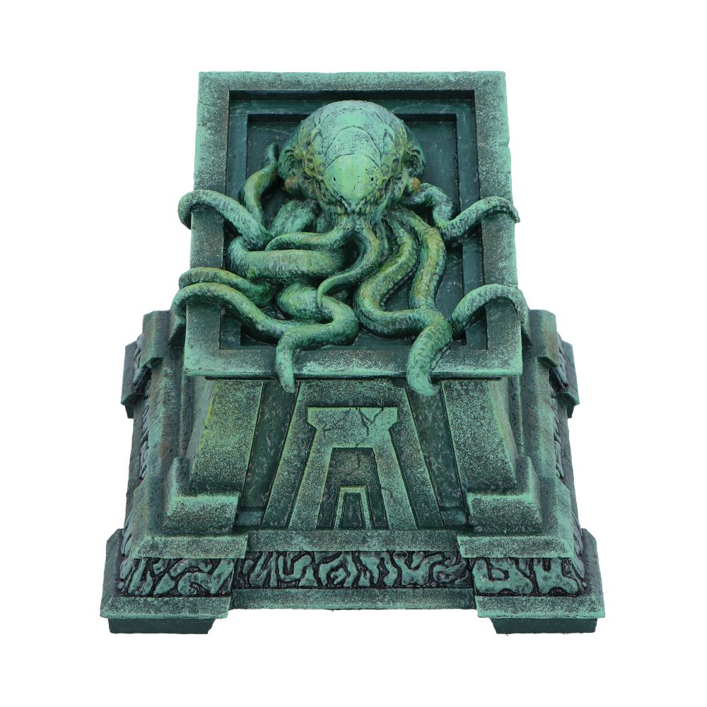 Nemesis Now - NN Core: Cthulhu - Adorno de 13cm caja con tapa (James Ryman) - Crypt of Cthulhu Box