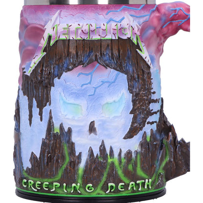 Nemesis Now - Metallica: Creeping Death - Jarro de resina Tankard 18cm - Creeping death