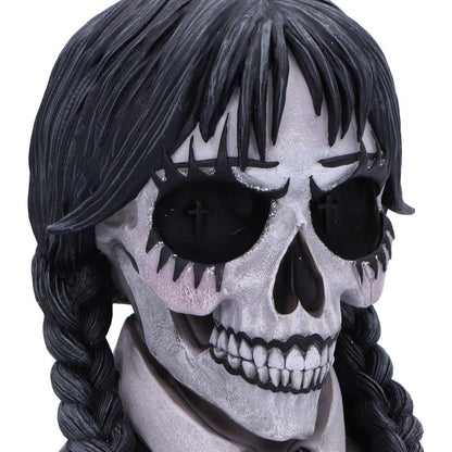 Nemesis Now - NN Core: Skulls - Adorno de 16cm - Dark Glare (trenzas)