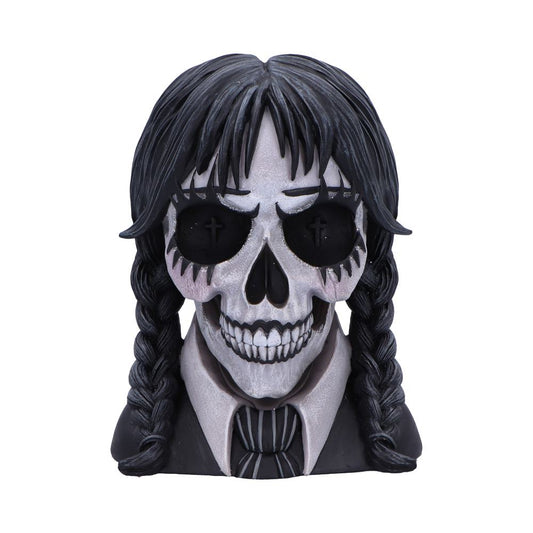 Nemesis Now - NN Core: Skulls - Adorno de 16cm - Dark Glare (trenzas)