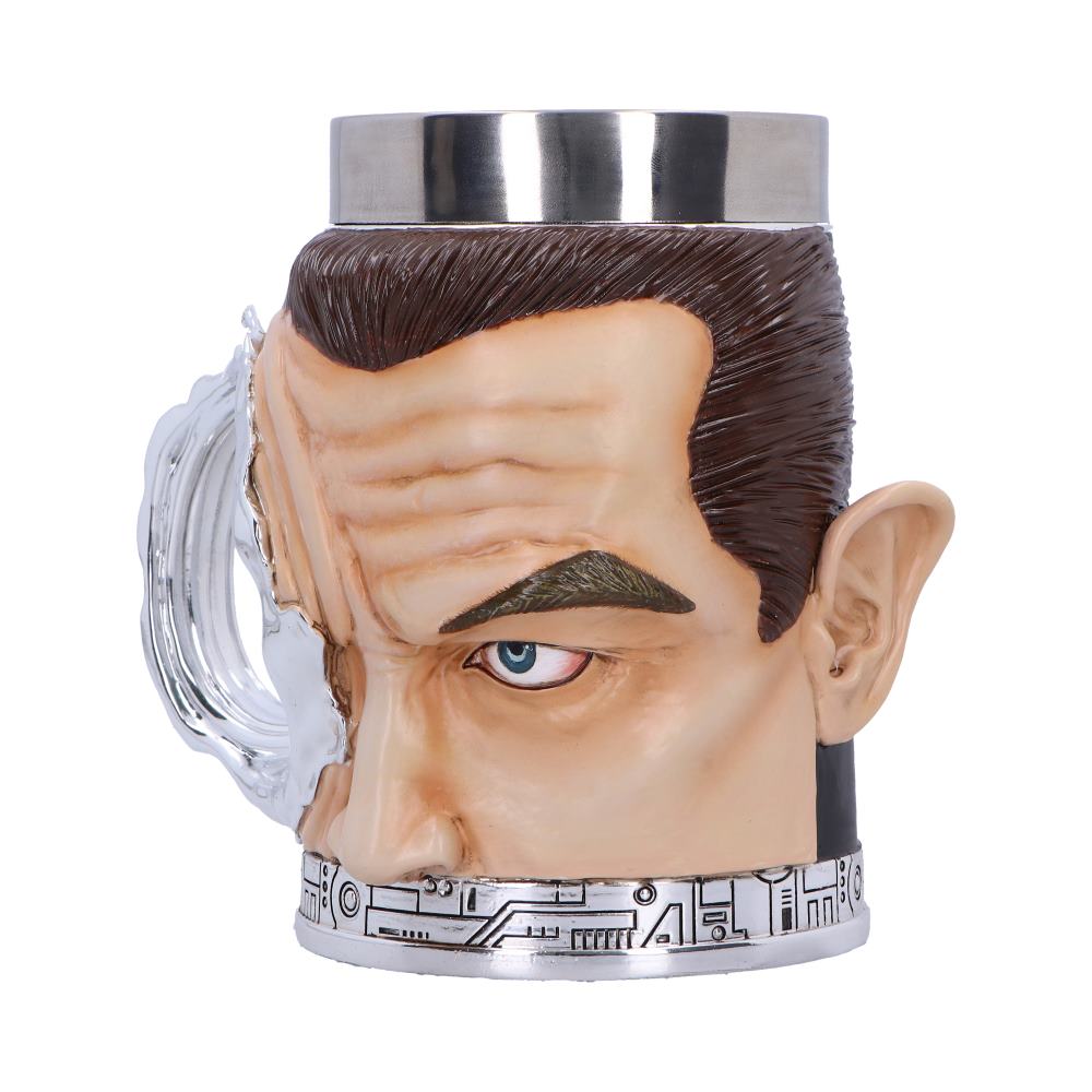 Nemesis Now - Terminator 2 - Jarro de 18.5cm - Terminator T-1000 tankard