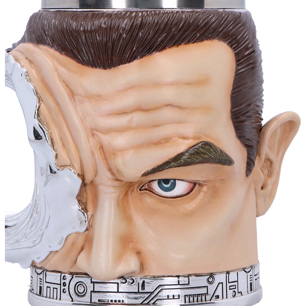 Nemesis Now - Terminator 2 - Jarro de 18.5cm - Terminator T-1000 tankard