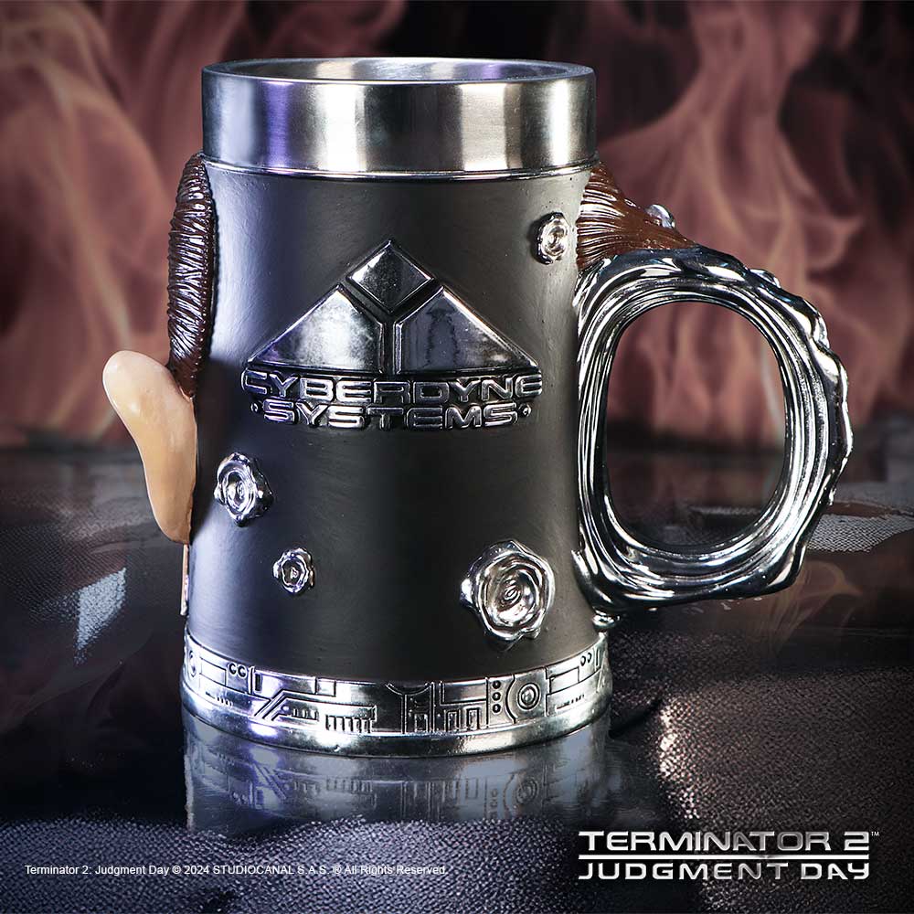 Nemesis Now - Terminator 2 - Jarro de 18.5cm - Terminator T-1000 tankard