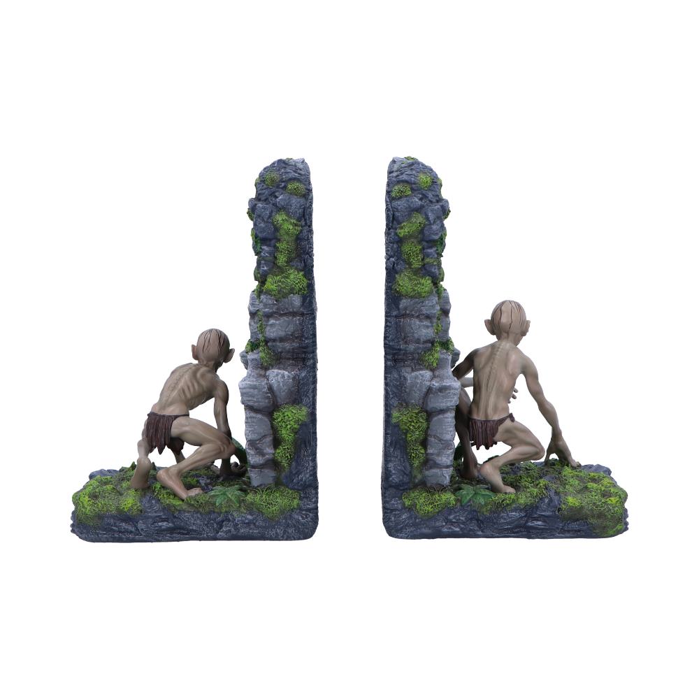 Nemesis Now - Lord of the Rings - Set de tope de libro de 24.5cm - Gollum and Smeagol bookends
