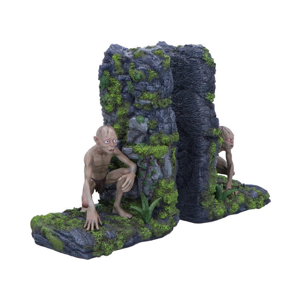 Nemesis Now - Lord of the Rings - Set de tope de libro de 24.5cm - Gollum and Smeagol bookends